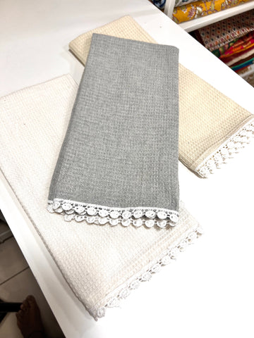 Kitchen Towel Grey White Beige Combo 5
