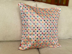 Multicoloured Mirror Cushion Cover