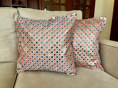 Multicoloured Mirror Cushion Cover