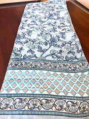 Blue Floral Jaipuri Dohar