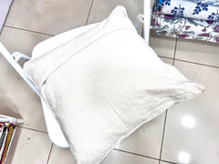 Daisy burlap Cushion Covers