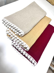 Kitchen Towel: Ash Camel Maroon Combo 4