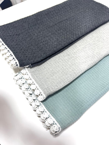Kitchen Towel: Graphite Grey Mint Combo 3