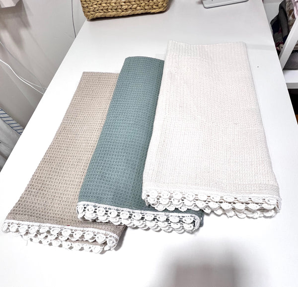Kitchen Towel Mint Ash White Combo 6