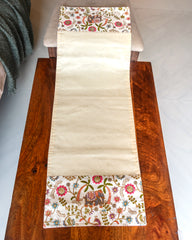 Table Runner White Garden - Small