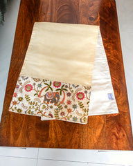 Table Runner White Garden - Small