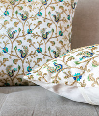 Peacock Garden Cushion Covers