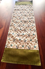 Peacock Garden - Table Runner with 6 Mats