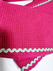 Pink Waffle Table Napkins