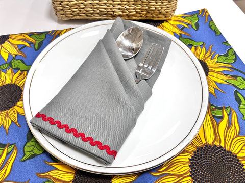Grey Table Napkins