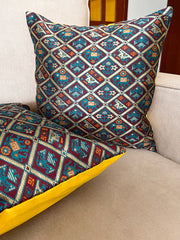 Brown Patola Cushion Cover