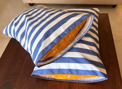Blue Stripes Pillow Covers