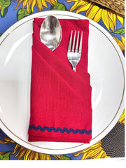 Red Table Napkins