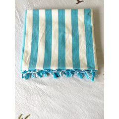 Blue White Stripes Dohar
