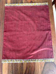 Madhubani Maroon Panchi- Table Runner with 2 Mats