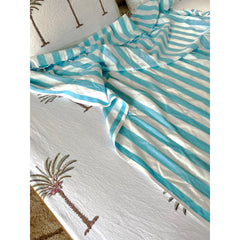 Blue White Stripes Dohar