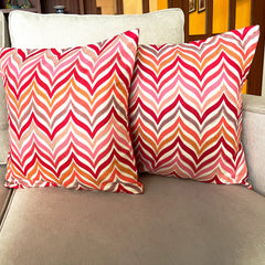 Set of 5: Fire Cushion Cover