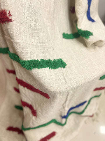 Stripes Tufted Throw