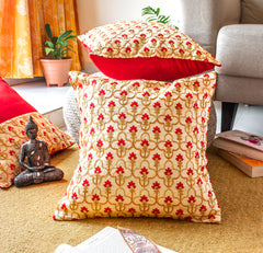 Embroidery Enchanted Garden Cushion Covers