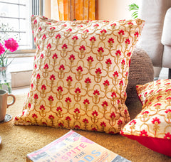 Embroidery Enchanted Garden Cushion Covers
