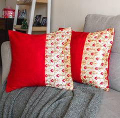 Embroidery Half Enchanted Garden Cushion Covers