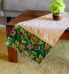 Table Runner Oriental Green and Gold - Small