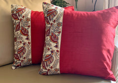 Madhubani: Maroon Panchi