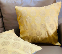 Set of 5: Marigold Yellow 16"x16"