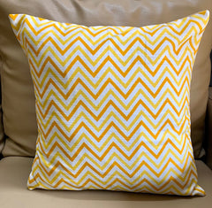 Set of 5: Olive Yellow Mix and Match Cushion Covers 16"x16"