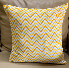 Olive Yellow Mix and Match Set of 5 Cushion Covers 16"x16"