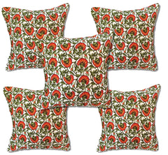 FanFlower Set of 5 Cushion Covers 16"x16"