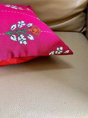 Pink Dotted Set of 5 Cushion Covers 16"x16"
