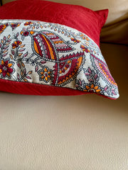 Madhubani: Maroon Panchi
