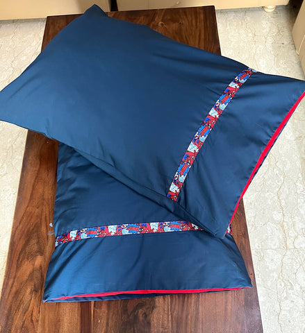 Navy Spiderman Pillow Covers