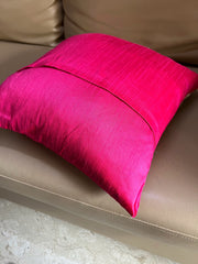 Pink Teal Floral Cushion Covers