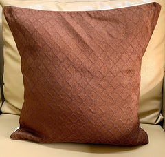 Imprints Brown 16”x16” Cushion Cover