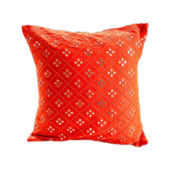 Orange Mirror Cushion Cover