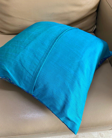 Blue Patola Cushion Cover - Pilovilo
