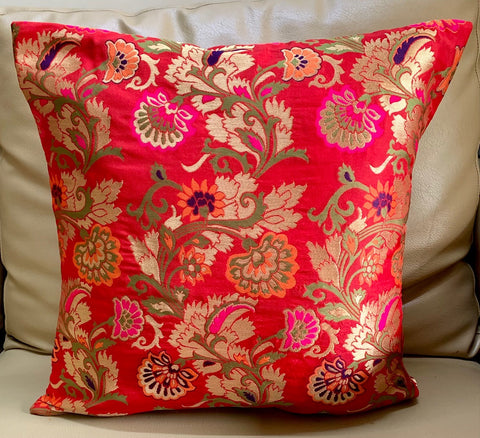 Red Oriental Cushion Cover