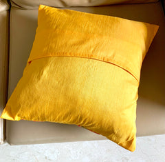 Yellow Oriental Cushion Cover