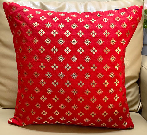 Red Green Boota Cushion Cover