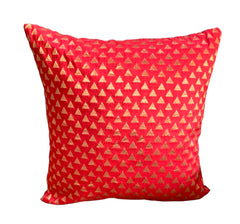 Red Triangle Cushion Cover