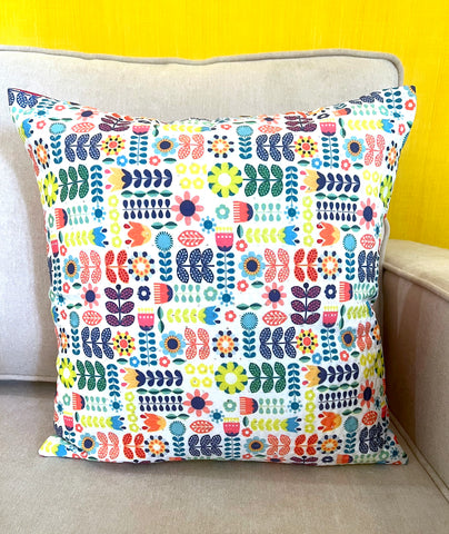 SET OF 5: Mixed Media Cushion Cover