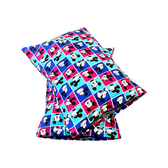 Mickey Blue Pink Black Pillow Covers