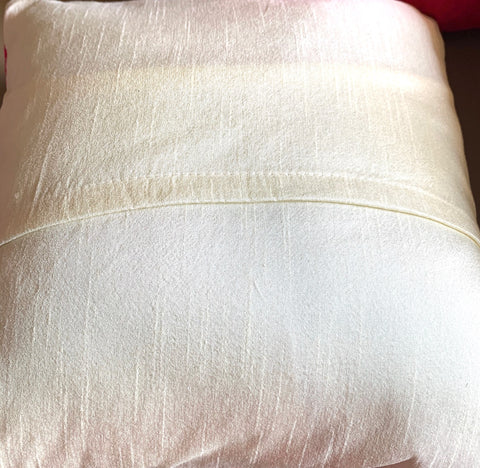 White Gold Cushion Cover