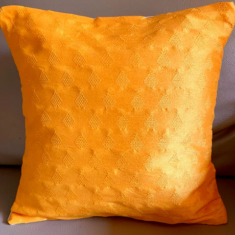 Imprints Yellow 16”x16” Cushion Cover