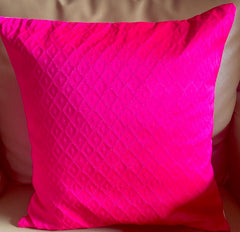 Imprints Electric Pink 16”x16” Cushion Cover