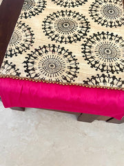 Pink Warli - Table Runner with 2 Mats