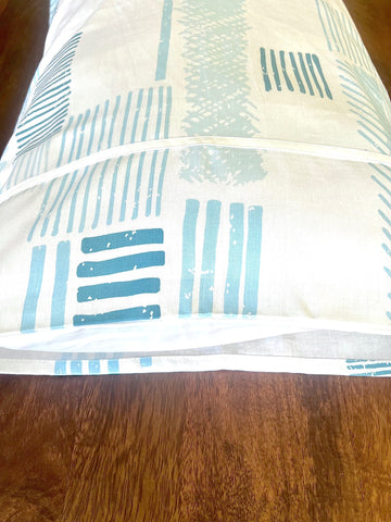 White Cross Pillow Covers