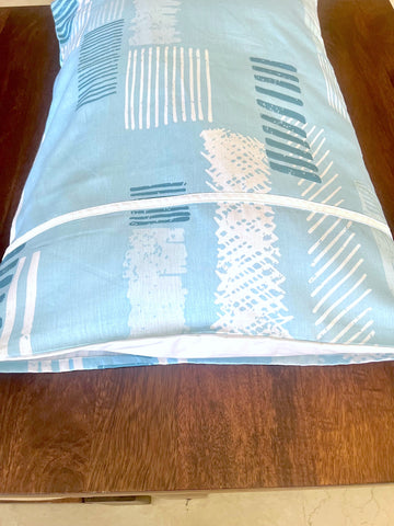 Blue Cross Pillow Covers